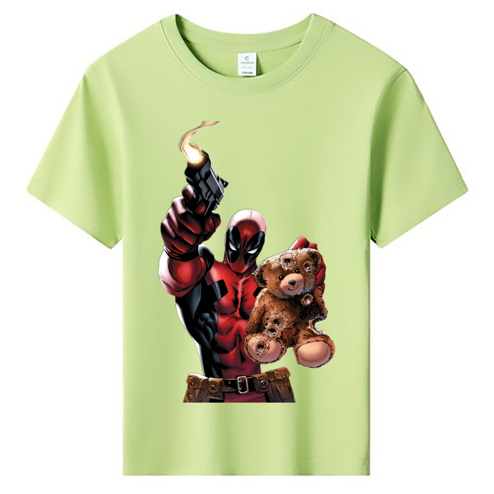 （画像用） Deadpool デッドプール 綿100％キッズTシャツ（フロントプリント）